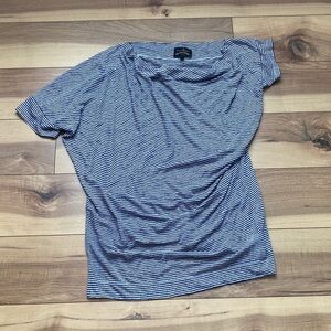 Vivienne Westwood Anglomania Striped Asymmetrical Top